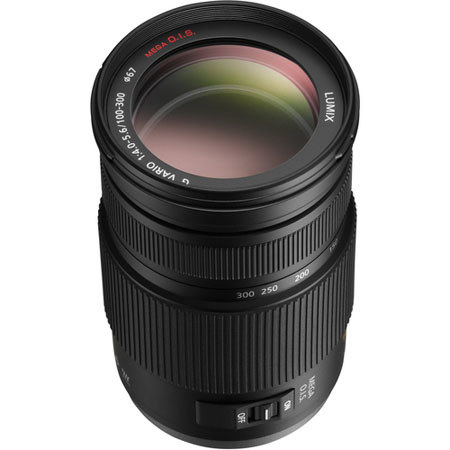 Panasonic Lumix G Vario 100-300mm f/4.0-5.6 MEGA O.I.S. Lens with Accessories