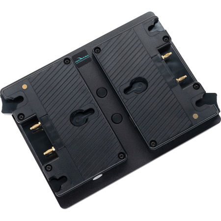 IndiPRO Dual Gold Mount Battery Adapter Plate with D-Tap to V-Mount Plate