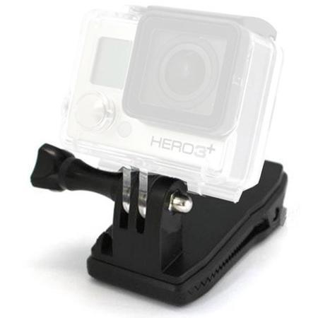 Polaroid 360deg. Swivel Clip Mount for GoPro HERO4, 3+ and 3 Cameras