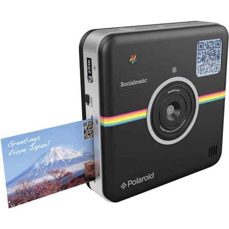 Polaroid Socialmatic 14MP Full HD Digital Instant Print and Share Camera, Black