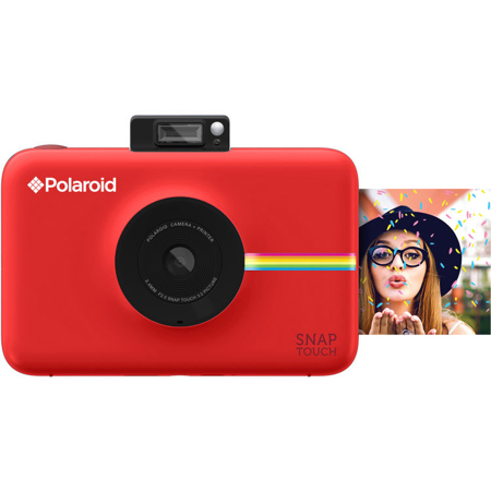 Polaroid Snap Touch Instant Print Digital Camera with LCD Display, Red