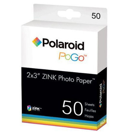 Polaroid PoGo ZINK Photo Paper (2x3 in) 50 Sheet Pack