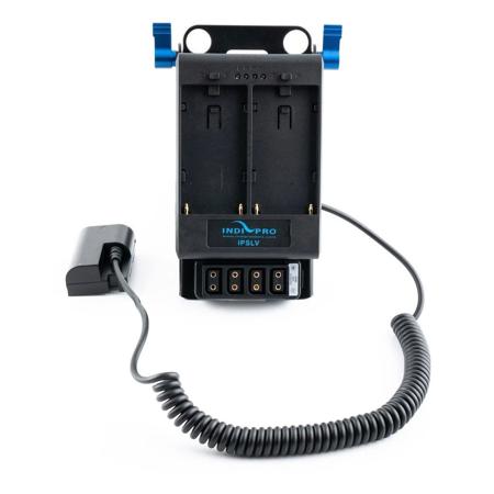 IndiPRO Dual NP-F Power System with 15mm Rod Mount for Canon LP-E6 Devices
