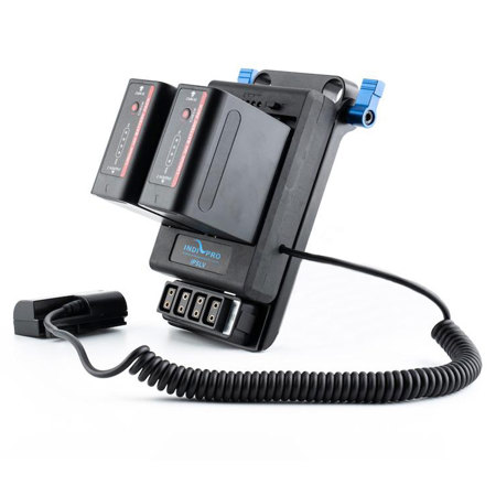 IndiPRO Dual NP-F Power System with 15mm Rod Mount for Canon LP-E6 Devices