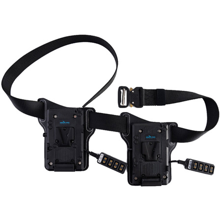 IndiPRO Dual V-Mount Battery Belt with 10-Way D-Tap Outputs