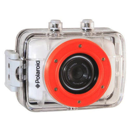 Polaroid XS7 HD 720p 5MP Waterproof Sports Action Camera with LCD Touch Screen