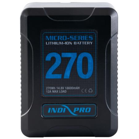 IndiPRO Micro-Series 270Wh Gold-Mount Li-Ion Battery