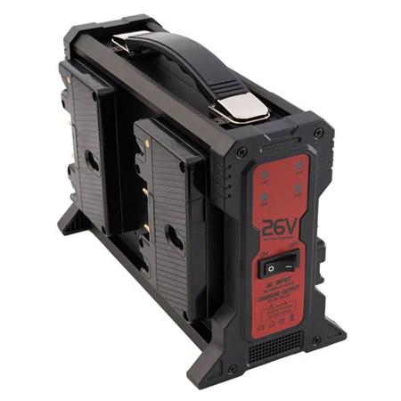 IndiPRO Quad 26V Gold Mount Lithium-Ion Battery Charger