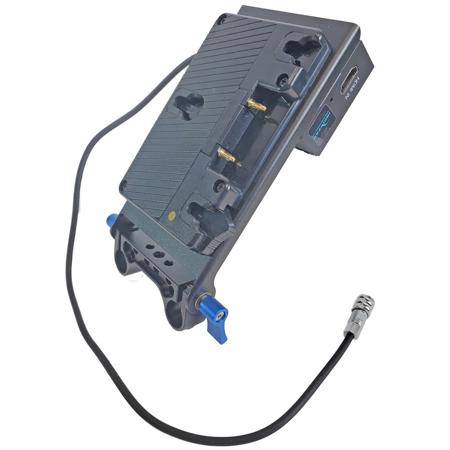 IndiPRO 16" Gold Mount Battery Plate with HDMI to 3G/HD/SD-SDI Converter