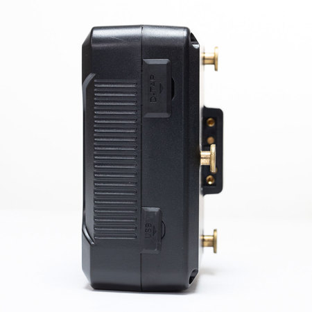 IndiPRO 2x Micro 98Wh Gold Mount Li-Ion Battery Kit for Blackmagic URSA Camera