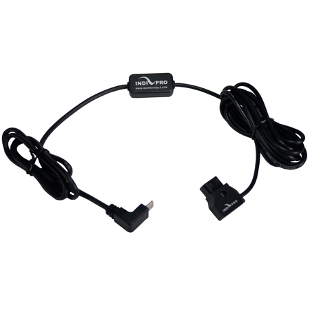 IndiPRO 10' D-Tap to Regulated Right Angle USB Type C Connector Cable for GoPro HERO 5 Black Camera