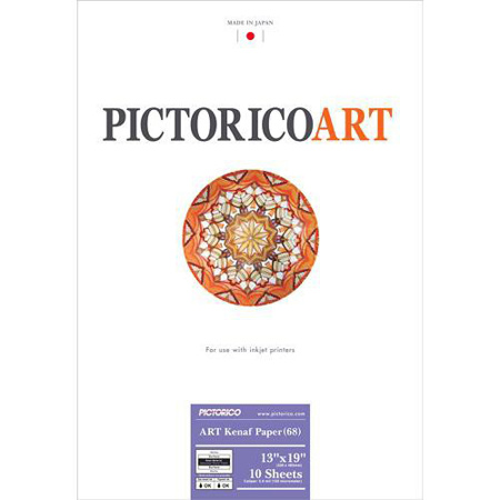 Pictorico MW1PL-LTR Art Kenaf 68 Inkjet Paper, 13x19in
