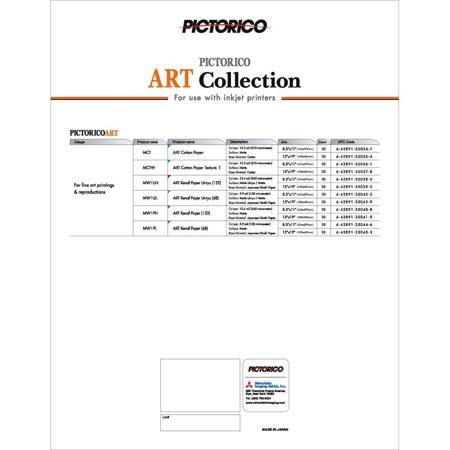 Pictorico Pro Art Collection Matte Photo Paper (8.5x11"), 12 Sheets Double-Sided