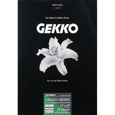 Pictorico Gekko Green Luster Photo Paper (13x19"), 10 Sheets