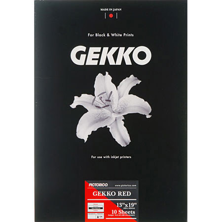 Pictorico Gekko Red Glossy Photo Paper (13x19"), 10 Sheets