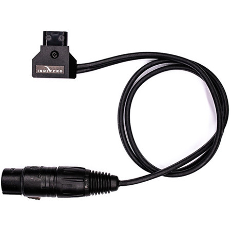 IndiPRO Male D-Tap to Male 4-Pin XLR Connector, 20"