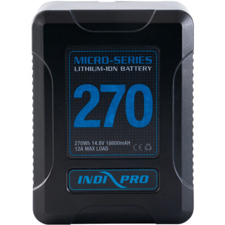 IndiPRO 2x Micro-Series 270Wh Gold Mount Li-Ion Battery and Dual Charger Kit