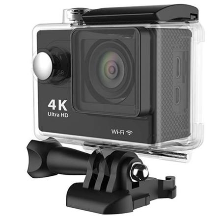 IPM 4K Waterproof 12MP Ultra HD Action Camera with Wi-Fi, Black