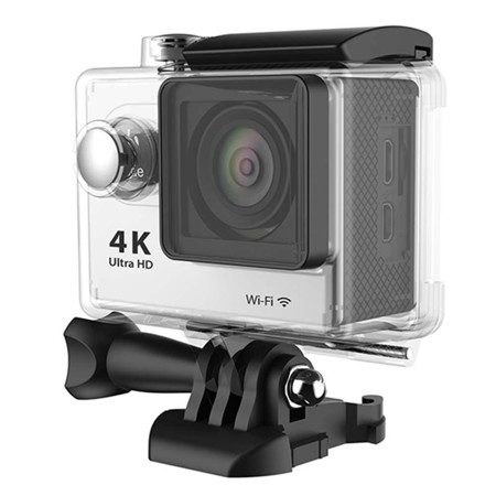 IPM 4K Waterproof 12MP Ultra HD Action Camera with Wi-Fi, Silver