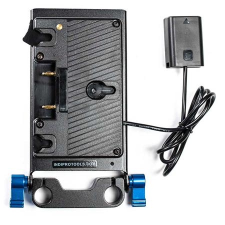 IndiPRO Gold Mount Plate with Sony NP-FW50 Dummy Battery