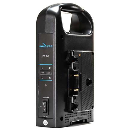 IndiPRO Gold-Mount Dual Battery Charger with XLR Output