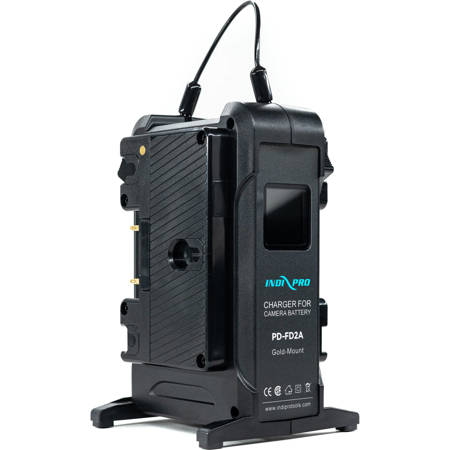 IndiPRO Dual Gold Mount Intelligent Battery Charger