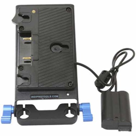IndiPRO Gold Mount Plate with Nikon EN-EL15 Dummy Battery