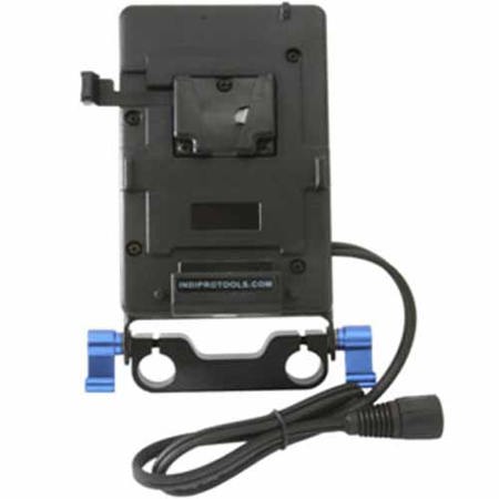 IndiPRO V-Mount Plate with 4-Pin Neutrik XLR Connector