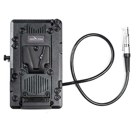 IndiPRO V-Mount Battery Plate with 8" Cable for RED Epic/Scarlet Cameras