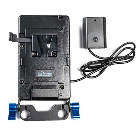 IndiPRO 20" V-Mount Plate with NP-FZ100 Dummy Battery & 15mm Rod Clamp