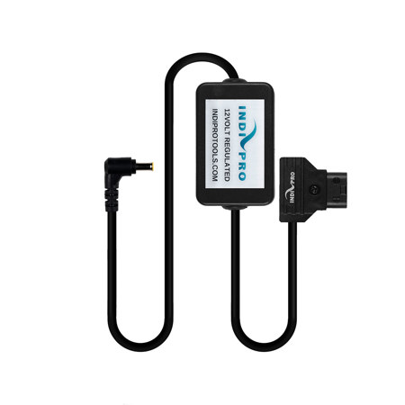 IndiPRO 16" D-Tap to DC Barrel Power Cable for Sony PXW-FS7 Camera, Regulated
