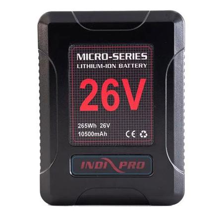 IndiPRO Micro-Series 26V 260Wh V-Mount Lithium-Ion Battery