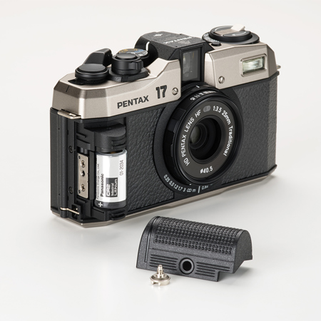 Pentax 17 Film Camera, Dark Silver 18928-RIM