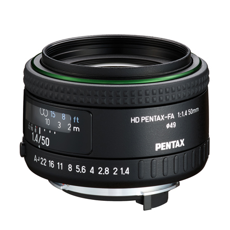 Pentax HD Pentax-FA 50mm f/1.4 Lens, Black 20790