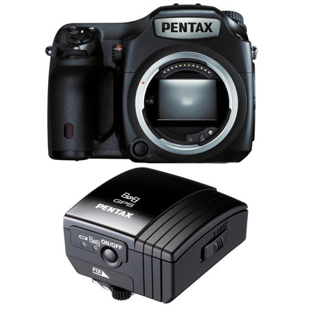 Pentax 645Z Medium Format Digital SLR Camera Body, 51 Megapixel, FPS,  Full HD Movies with Pentax O-GPS1 Hotshoe Mounted GPS Unit