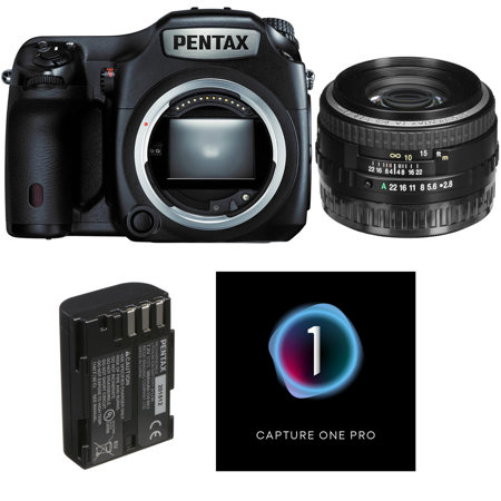 Pentax 645Z Medium Format SLR Camera with 75mm f/2.8 AF Lens with Capture One