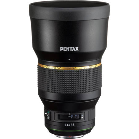 Pentax HD Pentax-D FA 85mm f/1.4 ED SDM AW Lens, Black