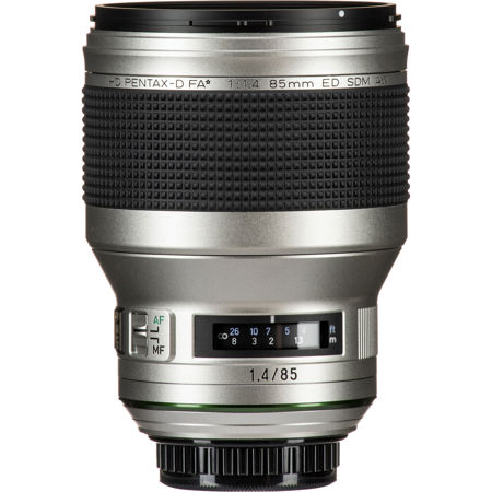 Pentax HD Pentax-D FA 85mm f/1.4 ED SDM AW Lens, Silver