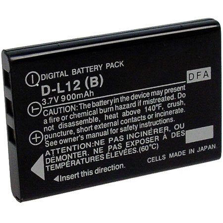 Pentax D-L12 Li-ion Rechargeable Batt f/Optio 330 & 430