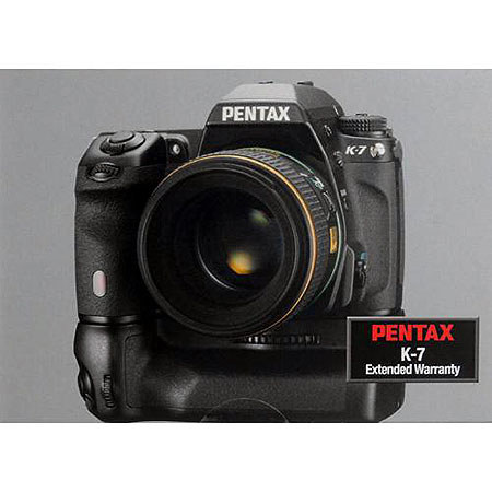 Pentax 2 Years Extended Warranty for K7 DSLR Camera