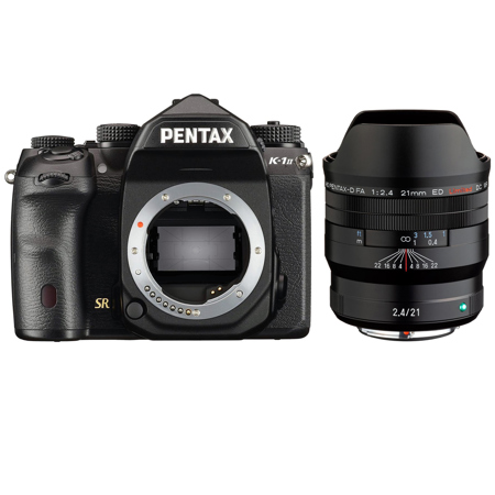 Pentax K-1 Mark II DSLR Camera  with 21mm f/2.4 Lens