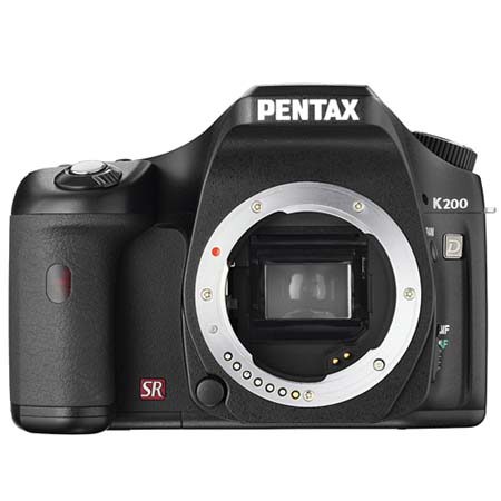 Pentax K200D 10.2 Megapixel Interchangeable Lens Digital SLR Camera Body, 2.7 inch LCD Monitor
