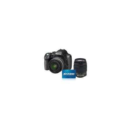 Pentax K50 DSLR Camera w/18-55mm & /50-200mm WR Lenses and $50 Gift Card