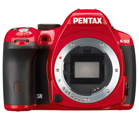 Pentax K-50 DSLR Camera Body - Red