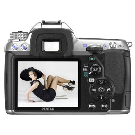 Pentax K-5 DSLR Camera Body, Silver
