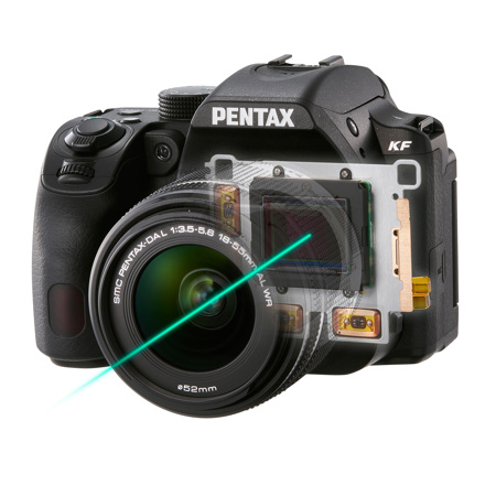 Pentax KF DSLR Camera with DA L 18-55mm f/3.5-5.6 AL WR Lens