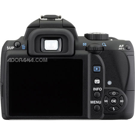 Pentax K-r DSLR Camera Body with DA L 18-55 Lens, Black