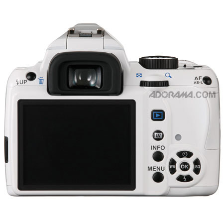 Pentax K-r DSLR Camera Body with DA L 18-55 Lens, White