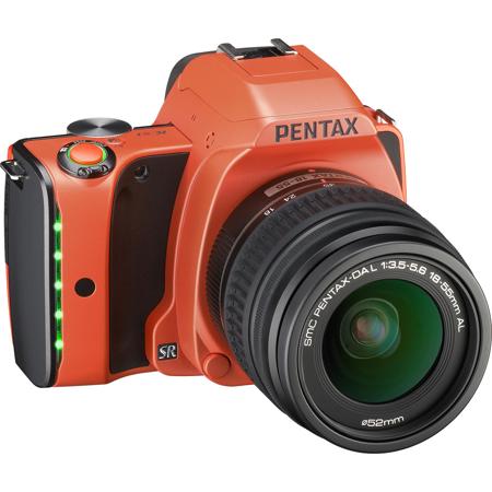 Pentax K-S1 DSLR Camera with DA L 18-55mm Lens- Orange