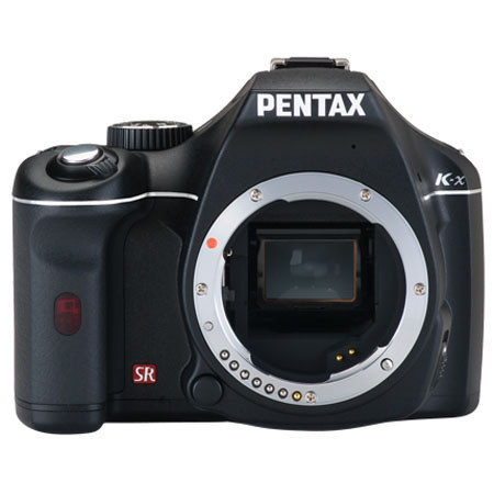 Pentax K-X SLR Camera Body Kit with 4GB Card, Black